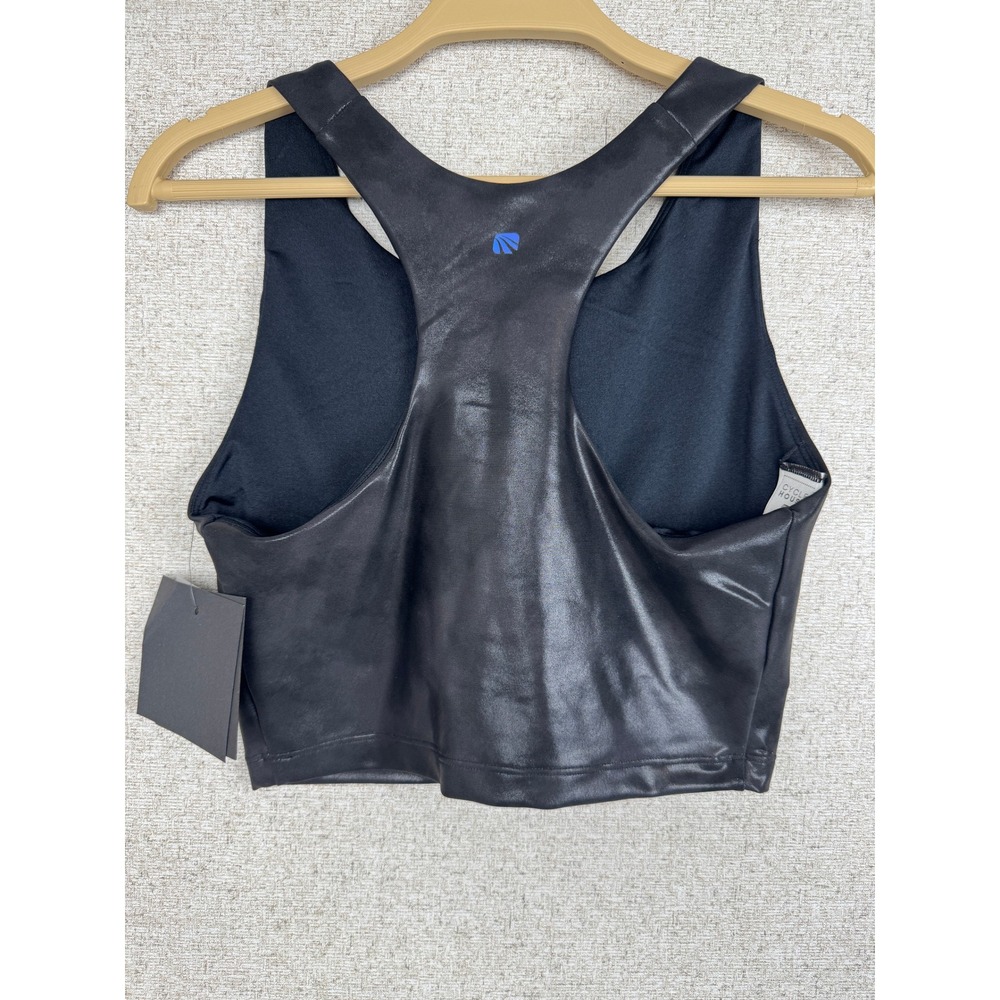 Cycle House by Marika City Pro Sports Bra Size M Black Metallic — NWT - Picture 3 of 5
